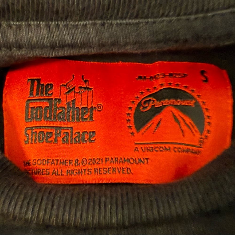 The Godfather Shoepalace Paramont Black Graphic T-Shirt Men's S - Picture 7 of 10